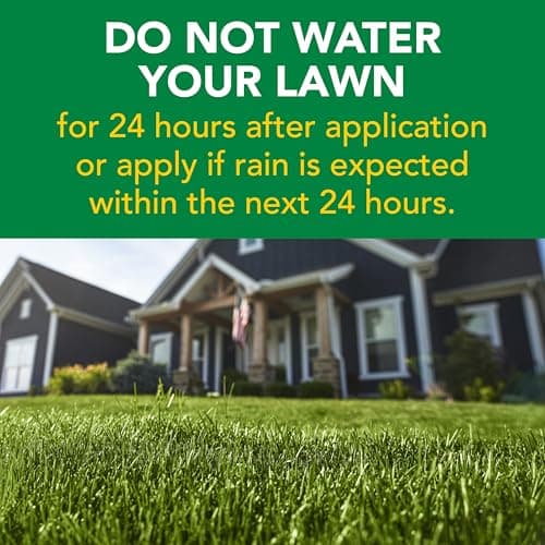 Scotts Turf Builder Weed and Feed5 - Weed Killer Plus Lawn Fertilizer, Lawn Weed Killer, Controls Dandelion and Clover, Grass Fertilizer for Up to 4,000 sq. ft., 11.32 lb. thumbnail 6