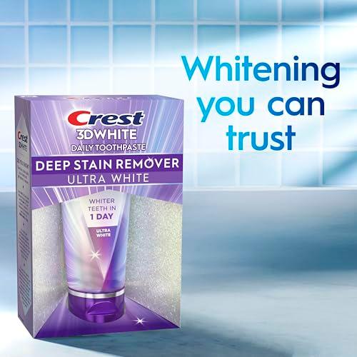Crest 3DWhite Brilliance Deep Stain Remover Ultra White Toothpaste - 2.1oz thumbnail 8
