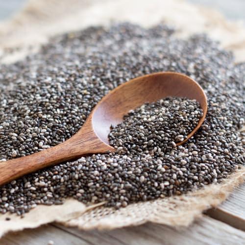 Sanar Naturals Chia Seeds | High Fiber Supplement, GLP-1 Support, Plant-Based Protein with Omega-3 | Superfood for Smoothies Baking and Oatmeal | Vegan, Non-GMO, Raw Bulk, Gluten F thumbnail 7