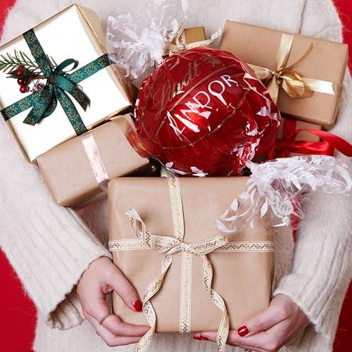 Lindt LINDOR Holiday Milk Chocolate Truffle Candy Maxi Ball, 8.8 oz. thumbnail 3