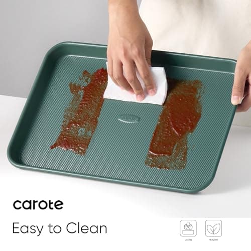 Juego de 3 Charolas para Hornear CAROTE – Verde Olivo Profundo