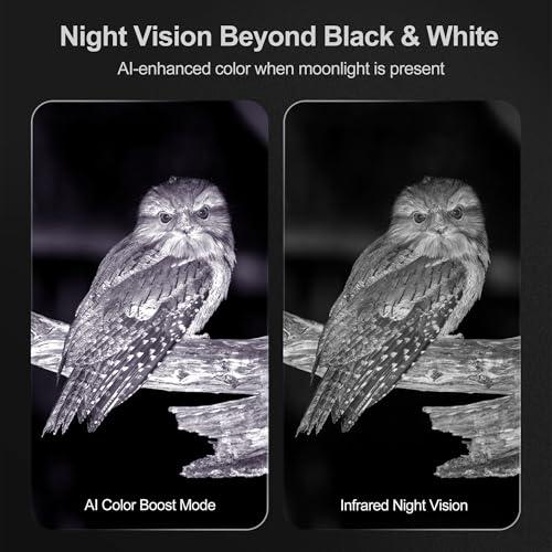 VisioGear Night Vision Binoculars - Night Thunder X3 4K Night Vision Goggles for Adults, AI Color Mode, 2000ft Range, 5000mAh Battery, 32GB Card for Camping & Security thumbnail 3