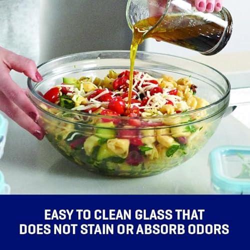 Anchor Hocking 10 Piece Mixing Bowl Set, Nesting Serving Bowls & Mixing Bowls (1 oz, 2 oz, 4 oz, 6 oz, 10 oz, 16 oz, 1 Qt, 1.5 Qt, 2.5 Qt, 3.5 Qt) thumbnail 7