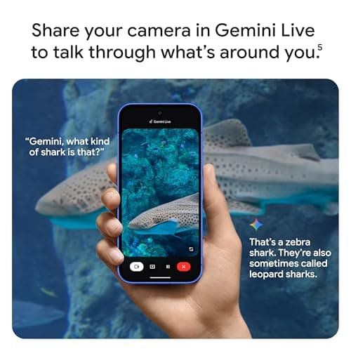 Google Pixel 10 - Unlocked Android Smartphone with Gemini, Your Google AI Assistant - Advanced Triple Rear Camera, Fast-Charging 24+ Hour Battery, and 6.3" Actua Display - Frost -  thumbnail 5