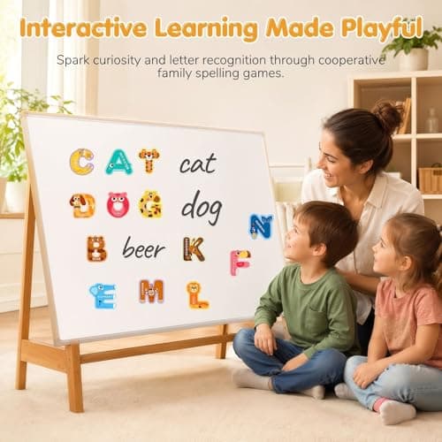 Miniatura de Imanes de Letras ABC para Refrigerador - Set Educativo con Animales para Niños 6