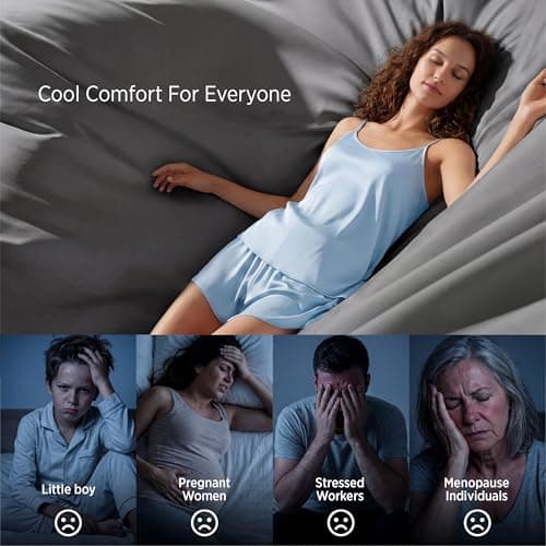 Bedsure Lightweight Cold Blanket for Summer, Bed Cooling Blanket Throw Size for Hot Sleepers, Ice Cool Essentials for Hot Nights, Breathable Thin Bedding for Teens, Adults, Dark Gr