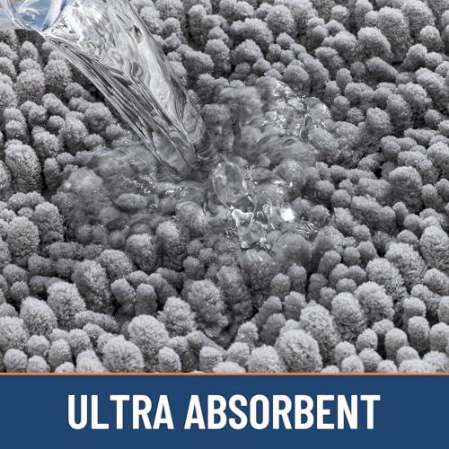 Miniatura de Tapete de Baño Smiry 30x20: Chenilla Súper Suave y Antiderrapante 5