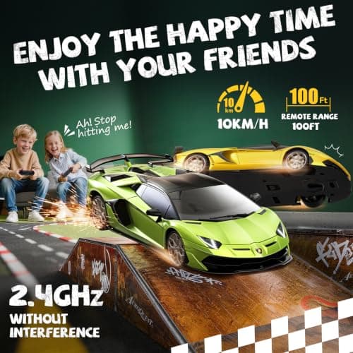 AEROQUEST 1:24 Lamborghini Remote Control Car （Aventador SVJ-Green） thumbnail 3