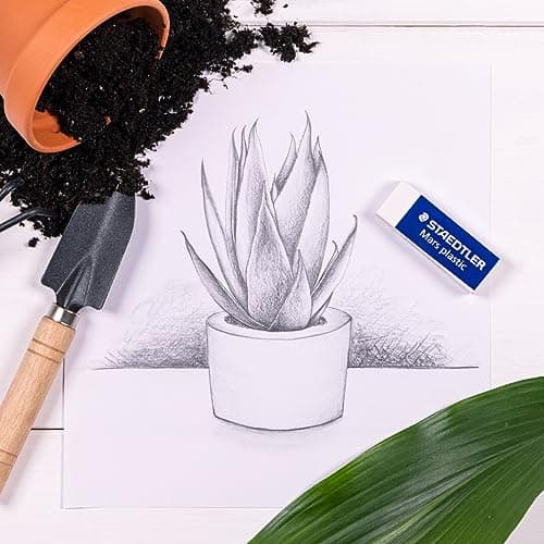 STAEDTLER Mars Plastic Vinyl Erasers (4-Pack), White Erasers for Clean & Precise Results - Latex-Free, Minimal Crumbling, Made in Peru thumbnail 10