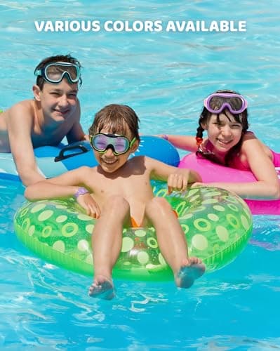 Aegend 2 Pack Swim goggles for Kids 3-15, Anti-Fog Anti-UV Wide Vision Waterproof, No leak Swimming goggles for Boys Girls thumbnail 9
