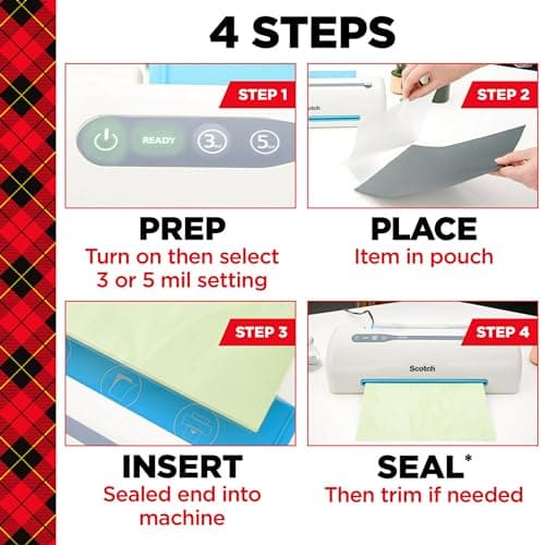 Scotch Thermal Laminating Pouches, for Use with Thermal Laminators, 8.9 x 11.4 Inches, Letter Size Sheets, 100-Pack thumbnail 8