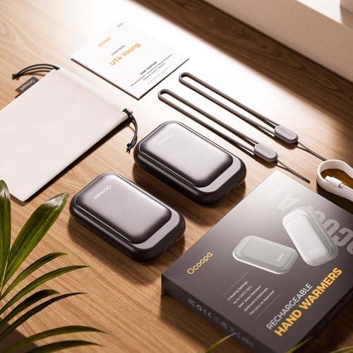 Miniatura de Calentadores de Manos Magnéticos Recargables OCOOPA (2-Pack) - 5000mAh, Estilo Tarjeta, Cert. UL 8