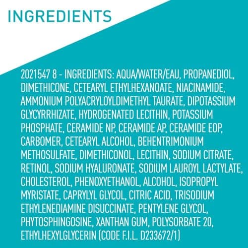 CeraVe Resurfacing Retinol Face Serum with Niacinamide, Pore Minimizer, 1oz | Skin Care Brightening Serum with Licorice Root, Acne Scar & Hyperpigmentation Treatment, Dark Spot Corrector, Skin Repair thumbnail 7