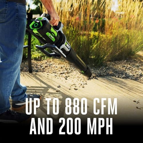 EGO Power+ Cordless Electric Leaf Blower, 880 CFM, Two Batteries - LB8803-2 thumbnail 3