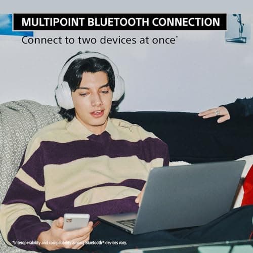 Sony ULT WEAR Over-Ear Noise Canceling Wireless Headphones, Black thumbnail 6