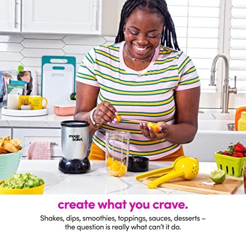 Magic Bullet Blender, Small, Silver, 11 Piece Set thumbnail 7