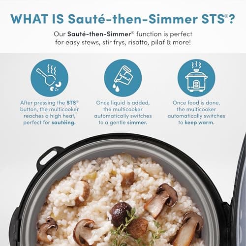 Aroma Housewares Professional Plus ARC-5000SB 20 Cup (Cooked) Digital Rice Cooker, Food Steamer, Slow Cooker, Stainless Exterior/Nonstick Pot, Silver, Black, 10-cup uncooked/20-cup thumbnail 7
