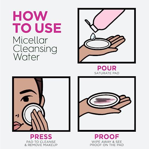 Garnier Micellar Water with Rose Water and Glycerin, Hydrating Facial Cleanser & Makeup Remover, For All Skin Types, Vegan, Cruelty Free, 13.5 Fl Oz (400mL), 1 Count thumbnail 7