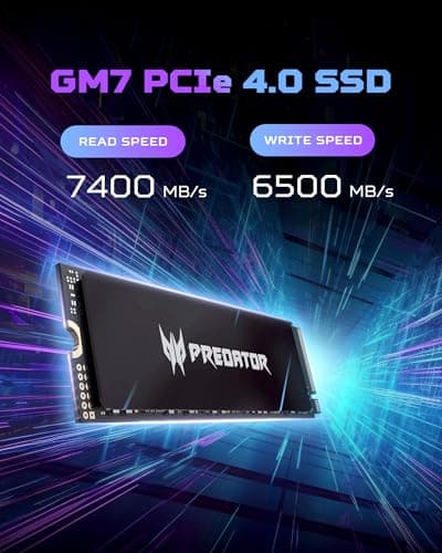 Miniatura de SSD Acer Predator GM7 2TB: ¡Potencia PCIe Gen 4 para tu PC y PS5! 3