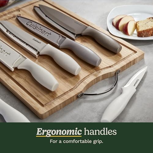 Miniatura de Set de 12 Cuchillos Cuisinart Advantage de Acero Inoxidable Antiadherente con Fundas y Mangos Ergonómicos 3