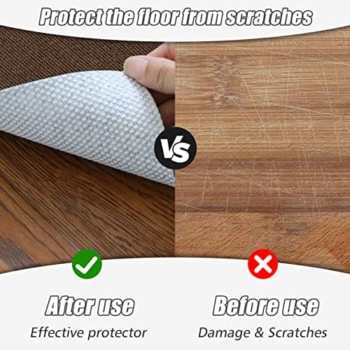 Sycoodeal Office Chair Mat for Hardwood Floor,Office Chair Mat for Tile Floor,Large Floor Protector Rug,Computer Gaming Mat,Easy to Clean,Anti-Slip,Coffee(48"x36") thumbnail 2