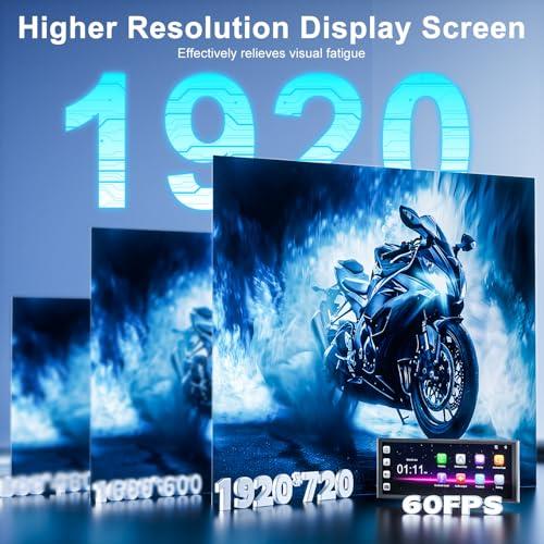 [11" Fully Laminated 60fps Touchscreen] -Accfly Wireless car Play Screen for Apple carplay &Android Auto, OTA Updates -HD Front Dashcam & Backup Camera, Car Stereo Radio/GPS Naviga thumbnail 5