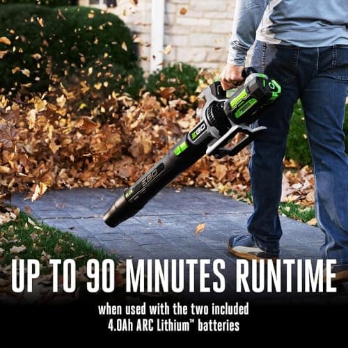 EGO Power+ Cordless Electric Leaf Blower, 880 CFM, Two Batteries - LB8803-2 thumbnail 5