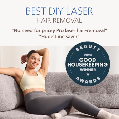 Philips Lumea IPL — Salon-like Laser Hair Removal, Permanent Hair Reduction Device At Home for Body & Facial Hair Removal for Women with Unique UV Filter for Face — 5 Settings, Ski thumbnail 7