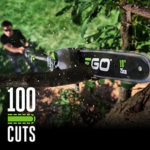 EGO Power+ Pole Saw for Tree Trimming, Cordless Electric Pole Saw with Telescopic LED Cut Line Indicator, Includes 56V 2.5Ah Battery and Charger - PS1001 thumbnail 4