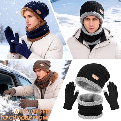 Miniatura de Set de Invierno: Gorro, Bufanda y Guantes Táctiles 7