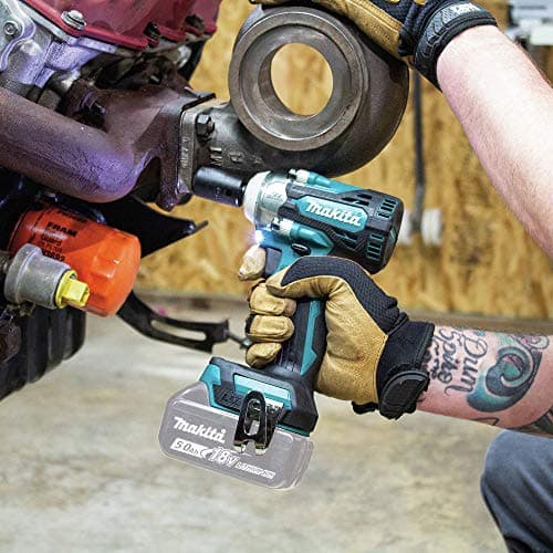 Makita XWT15Z 18V LXT® Lithium-Ion Brushless Cordless 4-Speed 1/2" Sq. Drive Impact Wrench w/Detent Anvil, Tool Only thumbnail 4