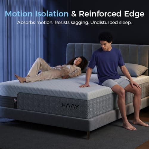 Miniatura de Colchón Yaak Queen de 14 Pulgadas de Memory Foam con Gel Enfriador 7