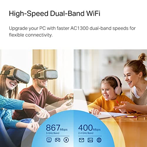 TP-Link Nano USB WiFi Adapter for PC(Archer T3U Nano)-AC1300 2.4G/5G Dual-Band Wireless Network Transceiver Adapter for Desktop PC, Travel Size, Supports Windows 11,10, 8.1, 8, 7 / thumbnail 2