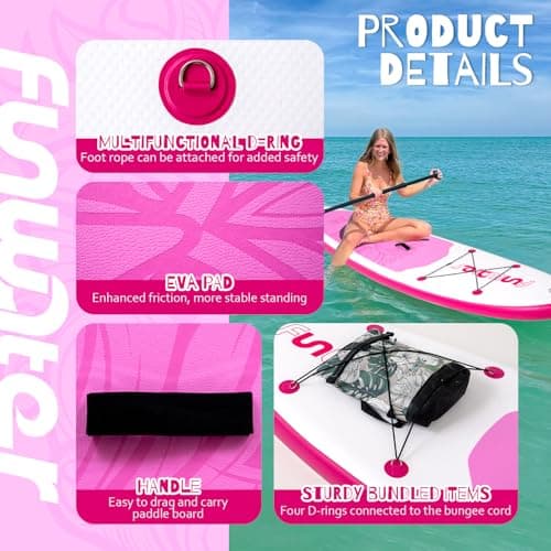 Tabla de Paddle Surf Hinchable FunWater 10'6" con Accesorios Premium