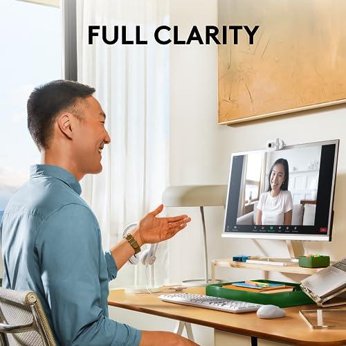 Logitech Brio 100 Full HD 1080p Webcam for Meetings, Streaming, Desktop, Laptop, PC - Built-in Mic, Shutter, Works with Zoom, Microsoft Teams, Nintendo Switch 2’s New GameChat Mode thumbnail 2