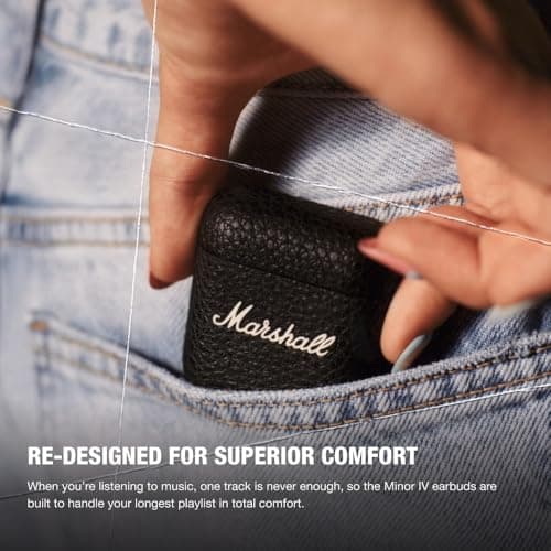 Marshall Minor IV True Wireless Earbuds - Black