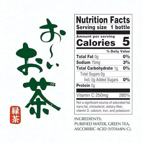 Ito En Tea Oi Ocha Green Tea, Unsweetened, 16.9 Ounce (Pack of 12) thumbnail 2