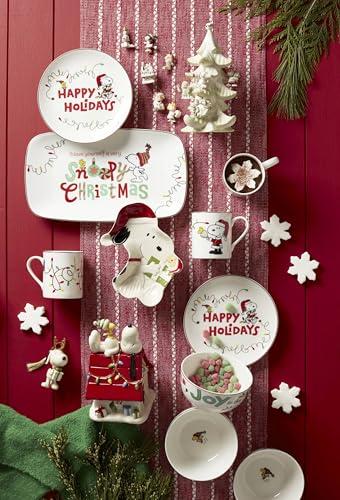 Lenox 895787 Snoopy with Gift Ornament, Christmas