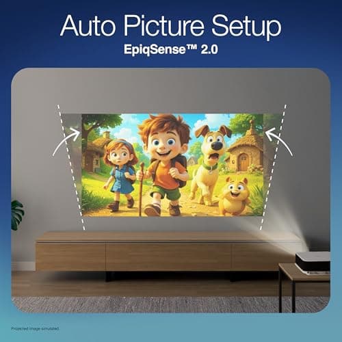 Epson Lifestudio Pop Full HD Personal Lifestyle Projector 700 Lumens of Color and White Brightness, Sound by Bose Technology, Google TV, 3-Chip 3LCD Triple Core Engine, Projection  thumbnail 6