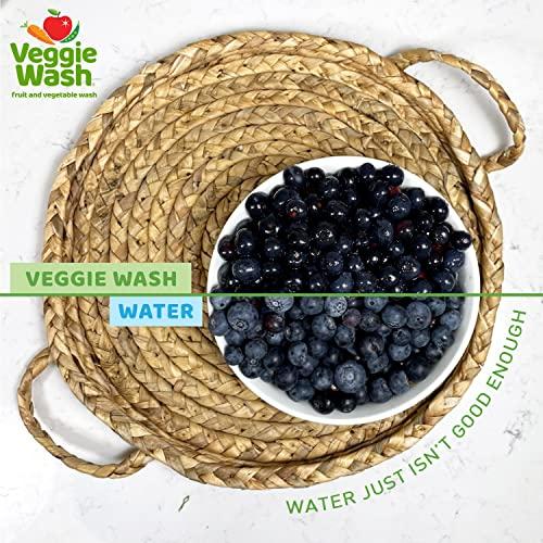 Miniatura de Veggie Wash: Paquete Lavador de Frutas y Verduras (Spray 16 oz + Relleno 1 Galón) 4