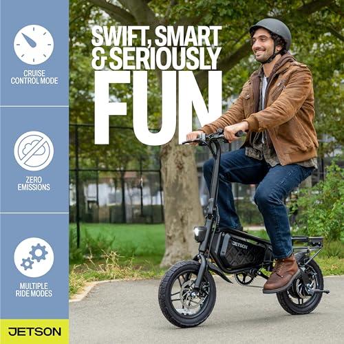 Jetson Bolt Pro Max Electric Bike, Portable Electric Bike with Carry Handles, Folding Design, and Twist Throttle, Up to 15.5 Mph, 14-Inch Tires, Age 12+ thumbnail 6