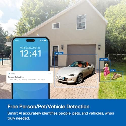 Tapo MagCam 4K Outdoor Wireless Security Camera – Battery Power with Solar, Magnetic Mount, Person/Vehicle Detection, Subscription-Free SD or Optional Cloud, Compatible with Alexa, thumbnail 8
