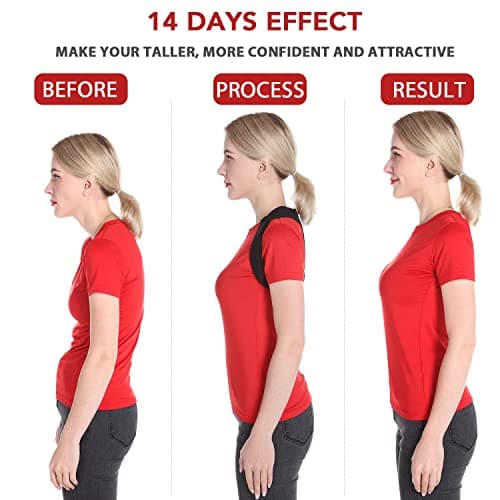 Schiara Posture Corrector for Men and Women, Comfortable Upper and Back Brace, Adjustable Back Support for Back, Shoulder and Neck thumbnail 2
