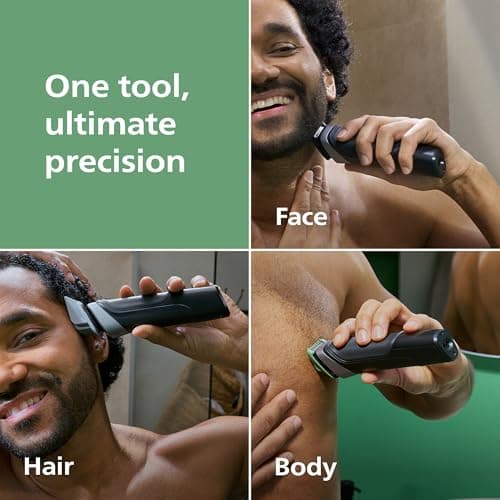 Philips Norelco All-in-One 18-Piece Trimmer 5000 Series - Shaver and Clipper for Face, Hair & Body, Self-sharpening Titanium Coated Blades, 16 Length Settings (0.5-16 mm), Wide Hai thumbnail 2