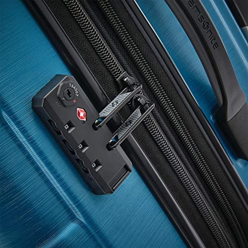 Samsonite Centric 2 Hardside Expandable Luggage with Spinner Wheels, Caribbean Blue, Checked-Medium 24-Inch thumbnail 7