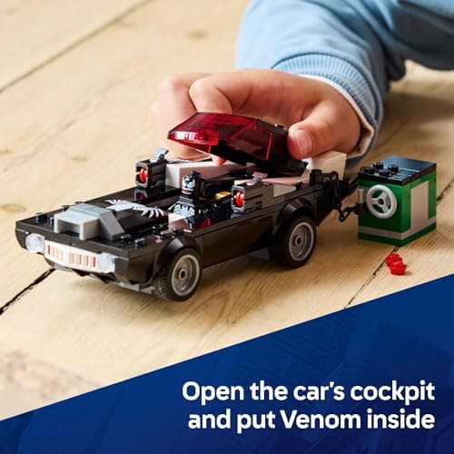 Miniatura de Set de construcción LEGO Marvel Spider-Man vs. Venom Muscle Car 3