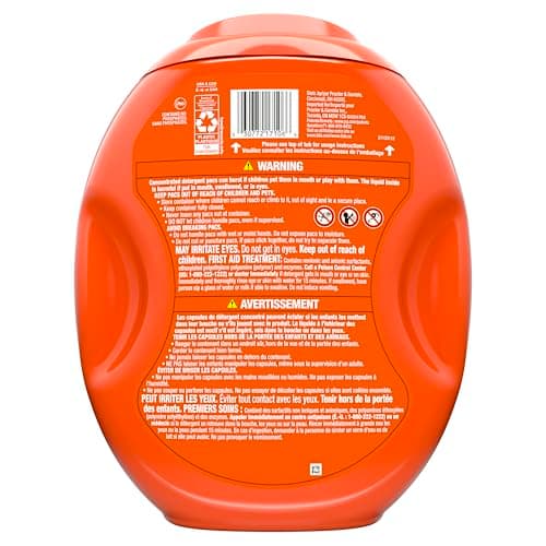 Miniatura de 4 Tide PODS laundry detergent pacs, 3-in-1 Stain Remover, Odor Fighter, Color Protector, 102 Count, HE compatible, Original Scent 13