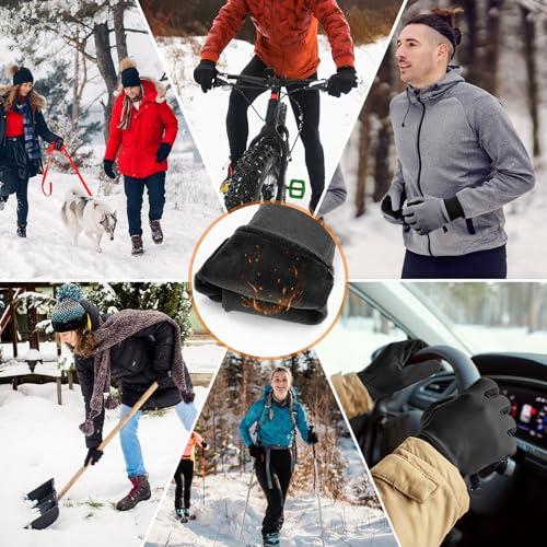 Guantes de Invierno GXCROR Térmicos 3M: Táctiles y Antideslizantes para Exteriores