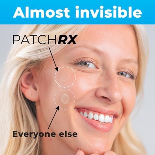 PatchRx Pimple Patches for Face (120 Patches), Hydrocolloid Acne Patches with Tea Tree Oil, Pimple Patch Pimple Stickers - Hydrocolloid Patch Acne Dots - Acne Pimple Patches For Fa thumbnail 3