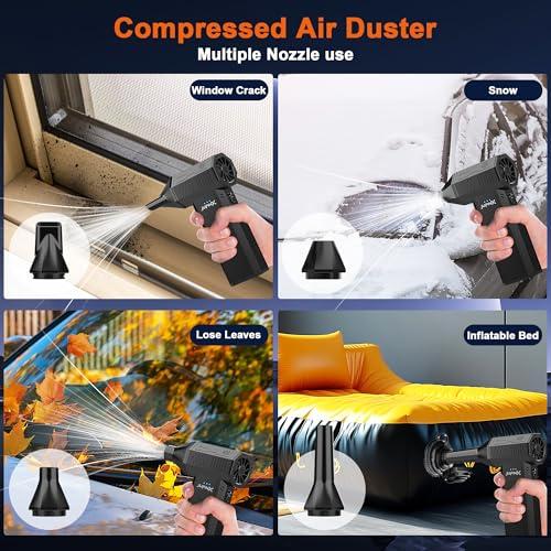 Miniatura de JVSCAM X3 Soplador de Aire Eléctrico Multifuncional 4